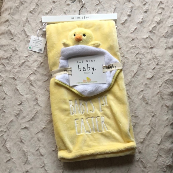 Rae Dunn Other - Rae Dunn Baby’s 1st Easter Plush Baby Blanket